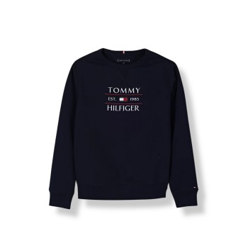 Felpa girocollo con logo Tommy Hilfiger