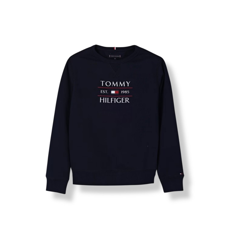 Felpa girocollo con logo Tommy Hilfiger