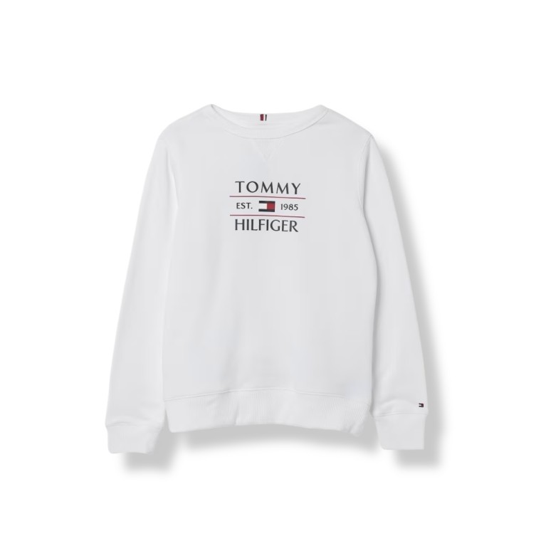 Felpa girocollo con logo Tommy Hilfiger