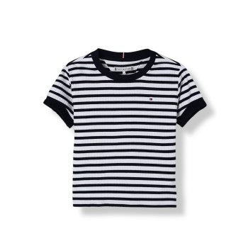 T-shirt slim fit a righe Tommy Hilfiger