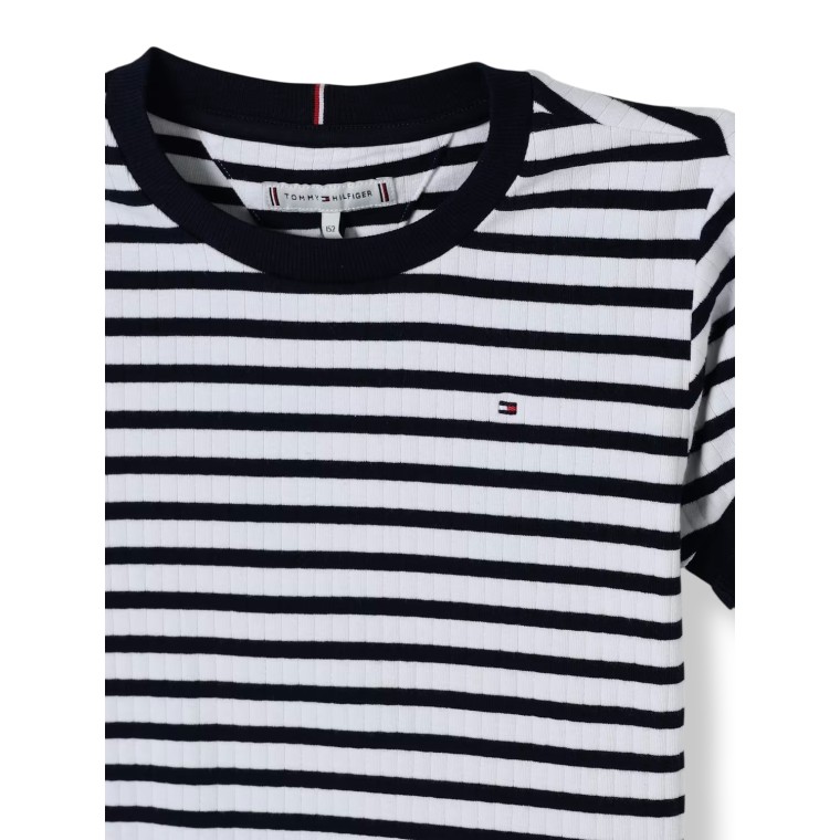T-shirt slim fit a righe Tommy Hilfiger