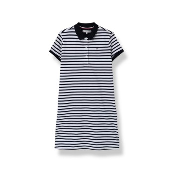 Abito polo a righe Tommy Hilfiger
