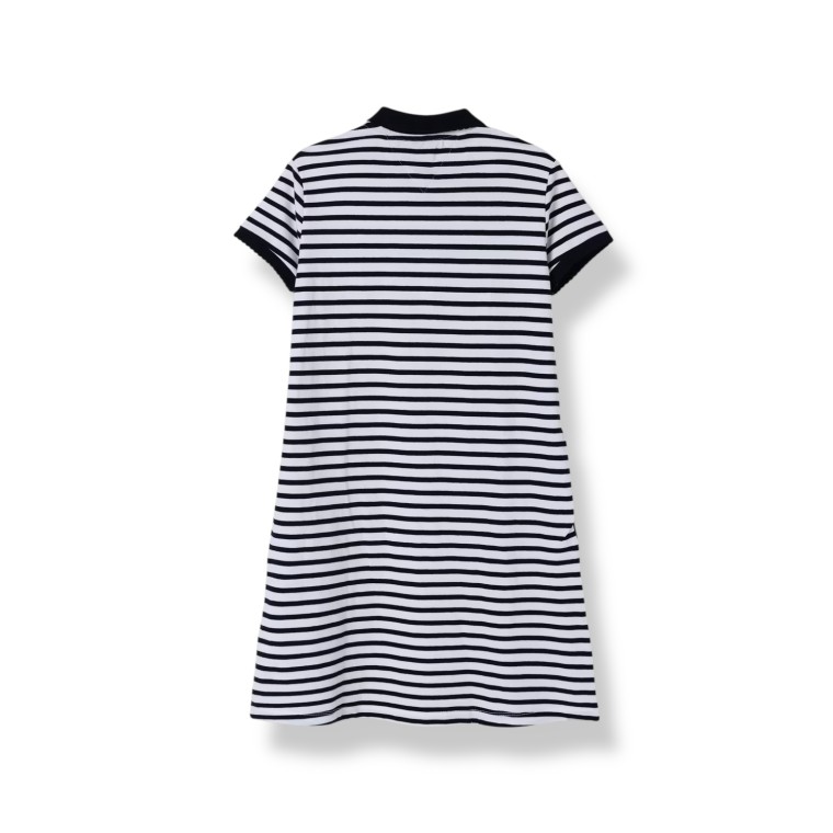 Abito polo a righe Tommy Hilfiger