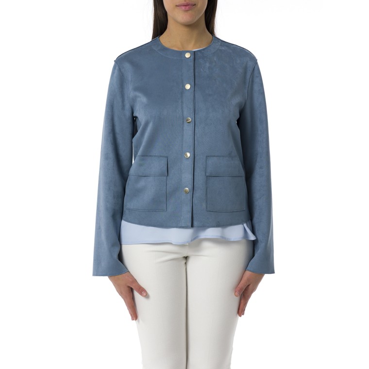 Giacca boxy fit in jersey Pennyblack