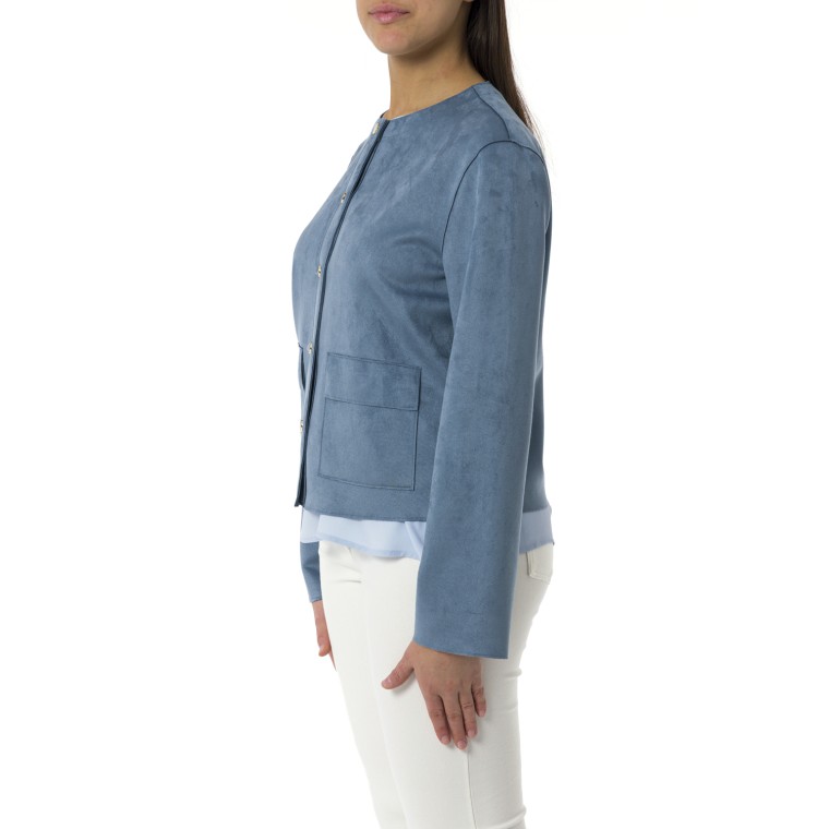 Giacca boxy fit in jersey Pennyblack