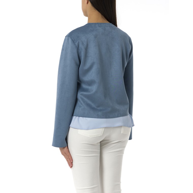 Giacca boxy fit in jersey Pennyblack