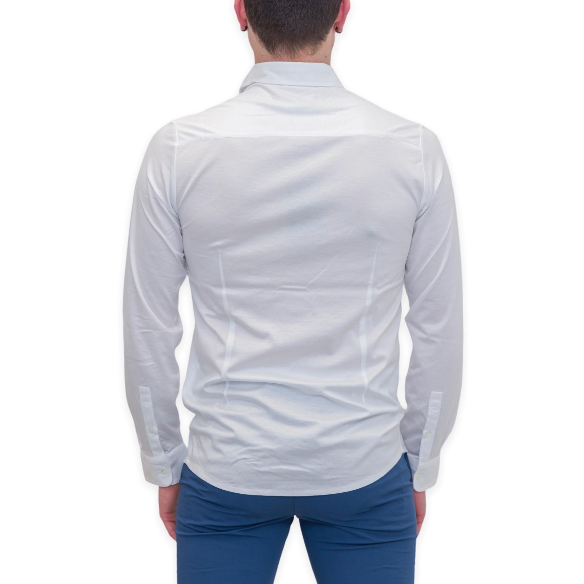 Camicia in jersey misto Tencel Emporio Armani 