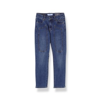 Jeans con toppe Jeckerson bambino