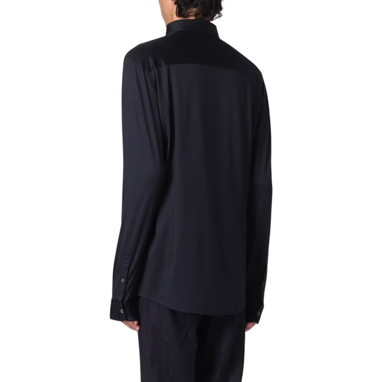 Camicia in jersey misto Tencel Emporio Armani