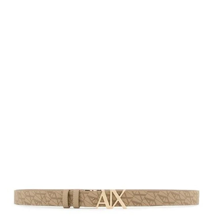 Cintura Armani Exchange in pelle sintetica goffrata