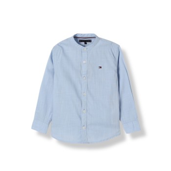 Camicia coreana in lino Tommy Hilfiger