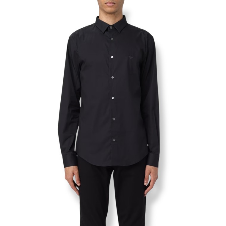 Camicia Emporio Armani con colletto all'italiana 