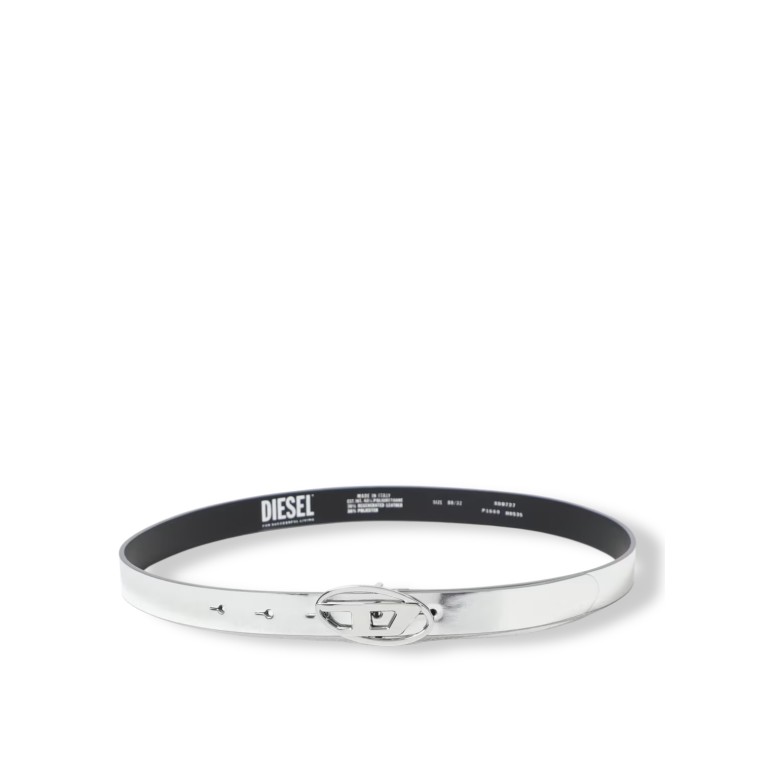 Cintura 1DR Diesel laminata con logo metallico
