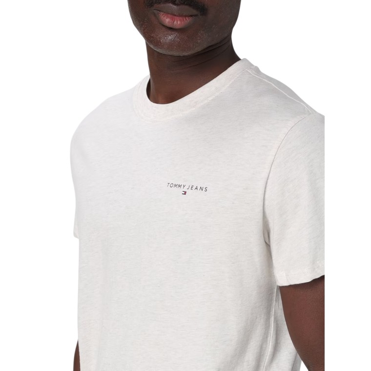 T-shirt basic con mini logo Tommy Jeans