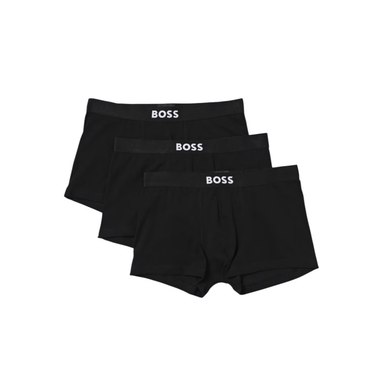 Set 3 boxer Boss in cotone stretch