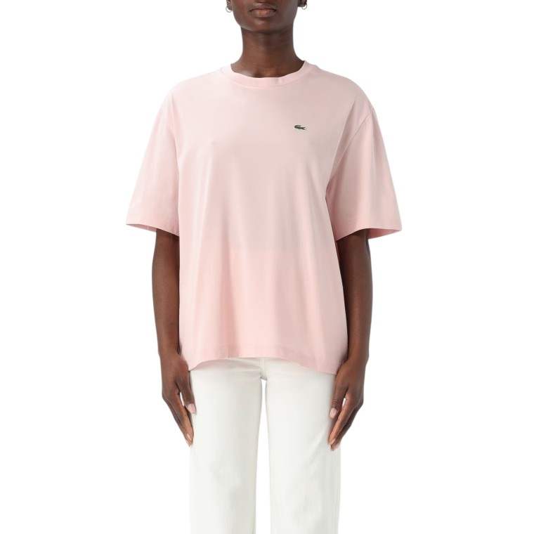 T-shirt in jersey di cotone Lacoste relaxed fit