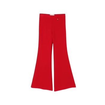 Pantalone a zampa in crepe Elisabetta Franchi La mia Bambina