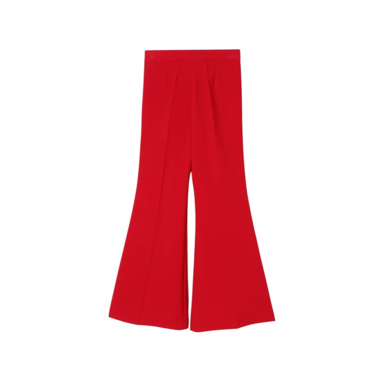 Pantalone a zampa in crepe Elisabetta Franchi La mia Bambina