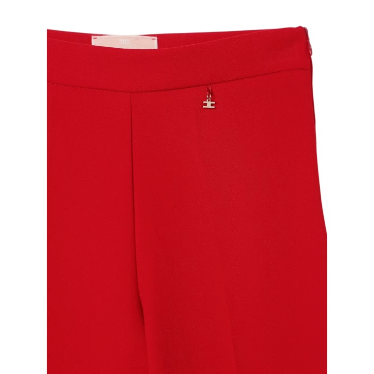 Pantalone a zampa in crepe Elisabetta Franchi La mia Bambina