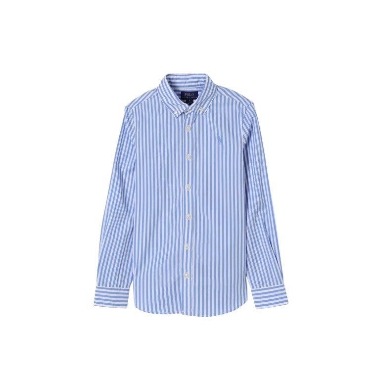 Camicia in cotone a righe Polo Ralph Lauren bambino