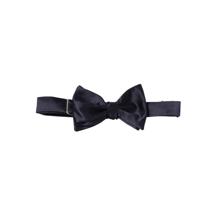 Papillon annodato in pura seta Emporio Armani