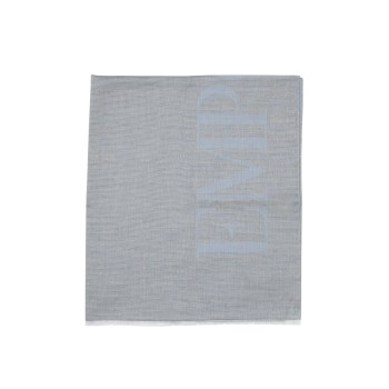 ciarpa Emporio Armani in misto cotone e modal con logo...