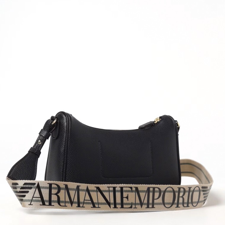 Borsa a spalla Emporio Armani in pelle sintetica a grana