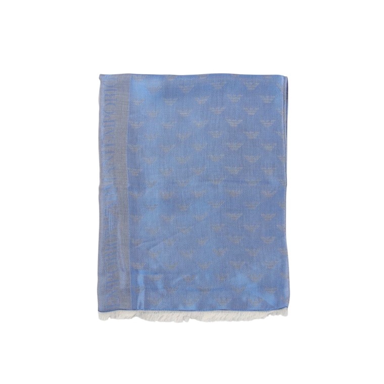 Stola Emporio Armani con mix jacquard effetto degradé