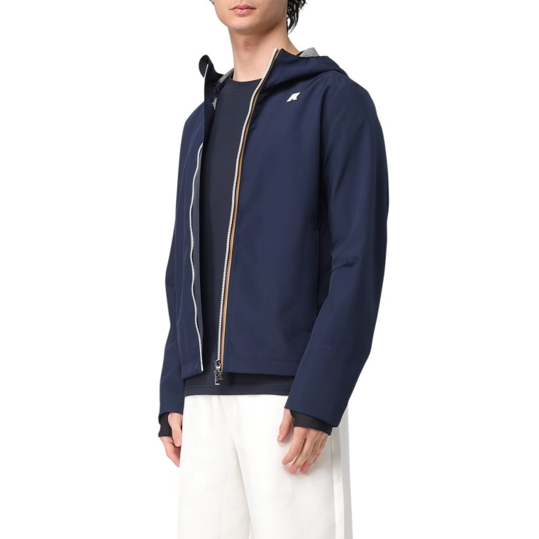 Giubbotto con cappuccio Jacko Bonded K-Way in nylon