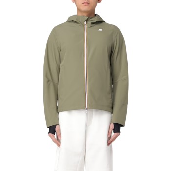 Giubbotto con cappuccio Jacko Bonded K-Way in nylon