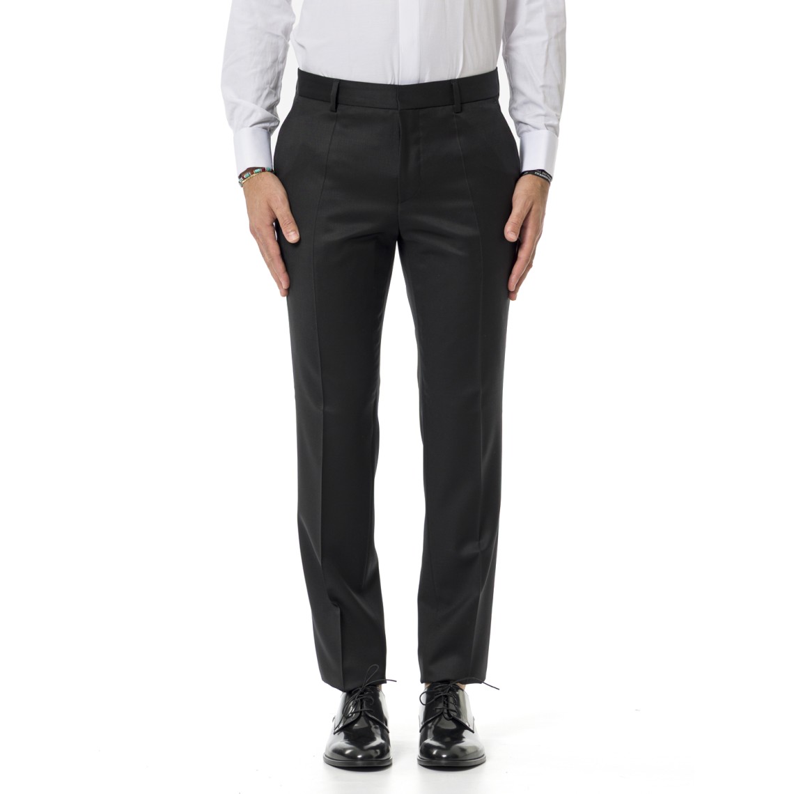 Pantaloni eleganti Boss in lana vergine