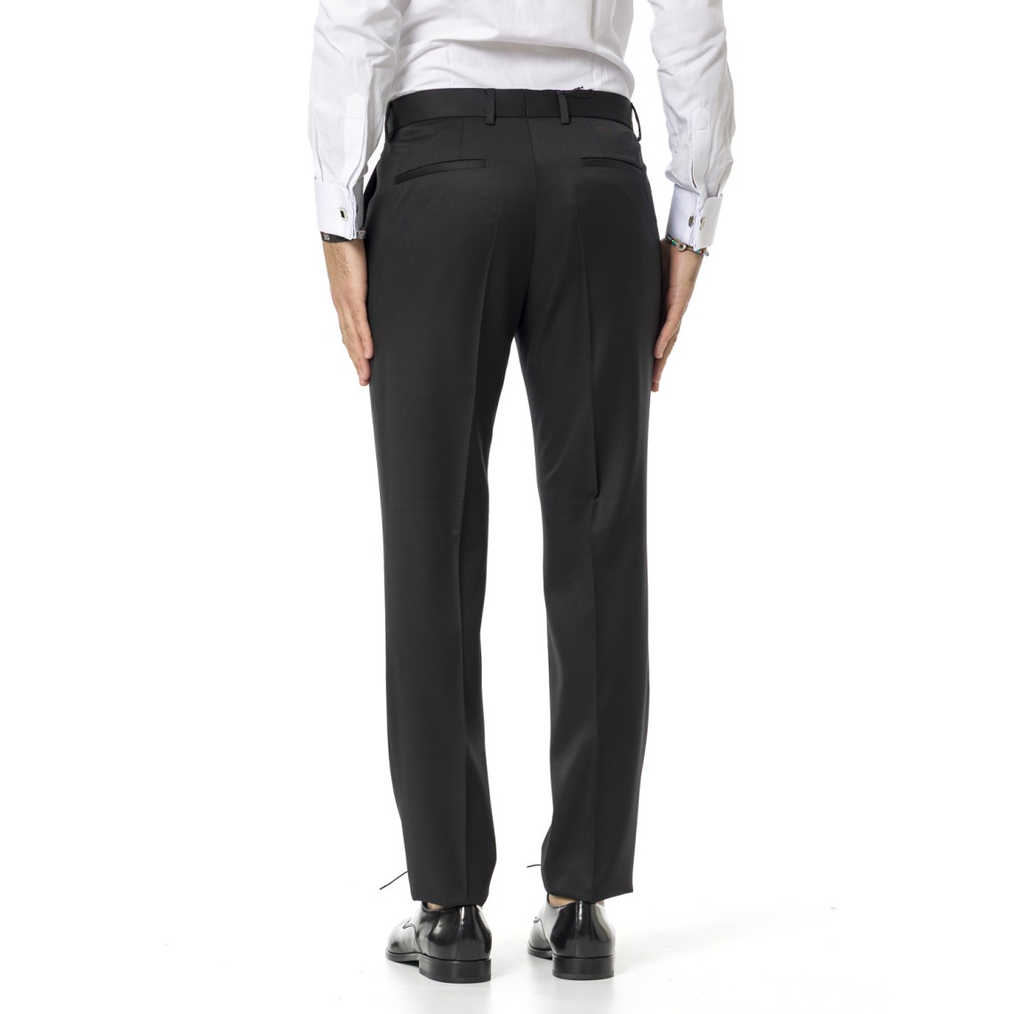 Pantaloni eleganti Boss in lana vergine