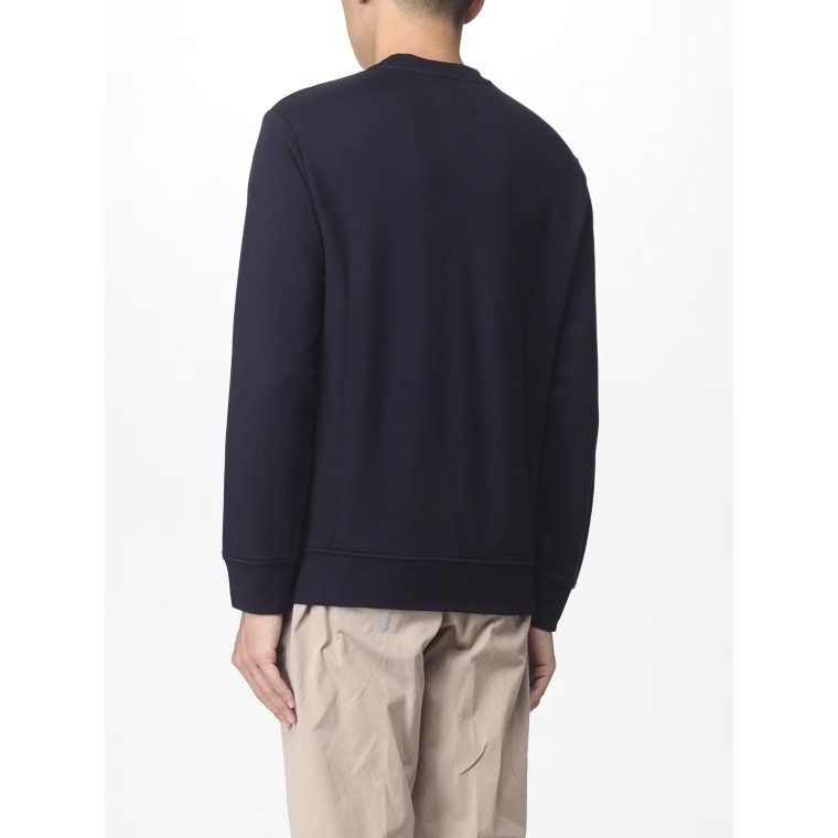 Felpa Emporio Armani in jersey con stampa logo