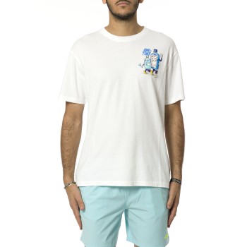 T-shirt Mc2 Saint Barth stampa Gino & Tony Cryptopuppets 