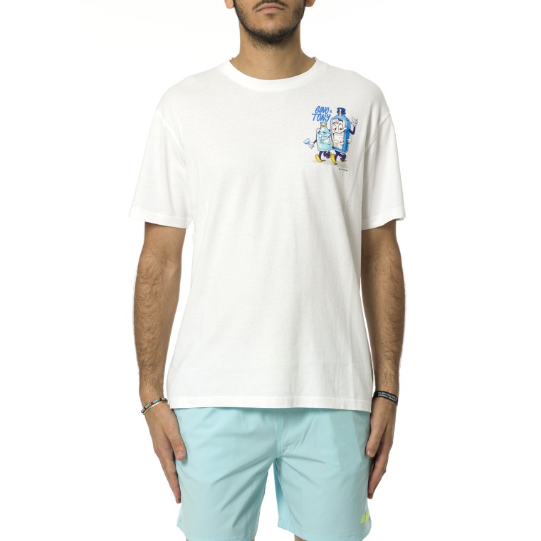 T-shirt Mc2 Saint Barth stampa Gino & Tony Cryptopuppets 