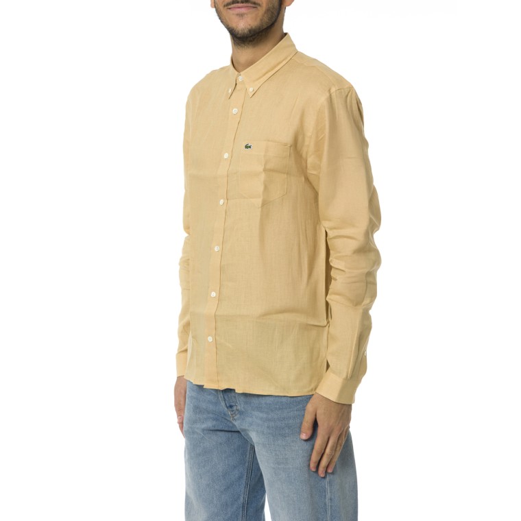 Camicia in lino Lacoste 
