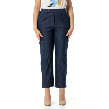 Pantaloni in jersey effetto denim Pennyblack