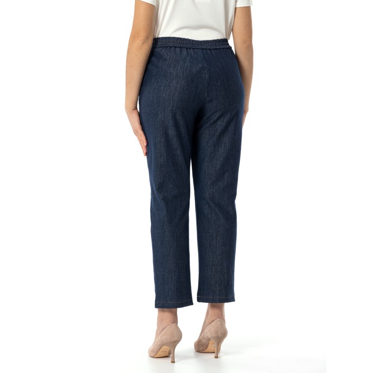 Pantaloni in jersey effetto denim Pennyblack