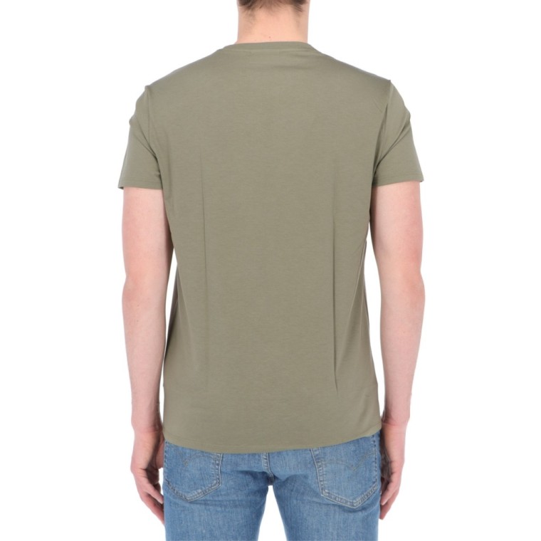 T-shirt a Girocollo in Jersey di Cotone Lacoste