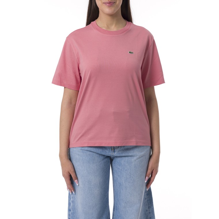 T-shirt in jersey di cotone Lacoste Relaxed fit