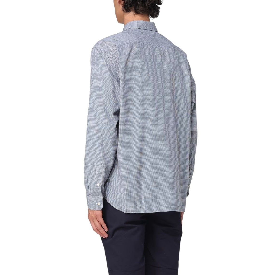 Camicia in cotone a quadretti Lacoste