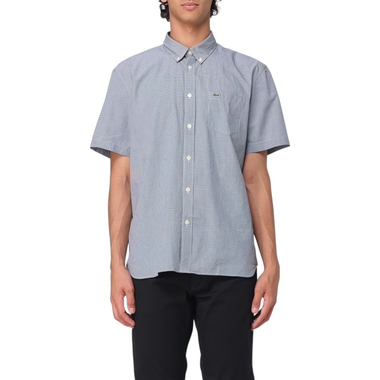 Camicia a quadretti Lacoste a maniche corte