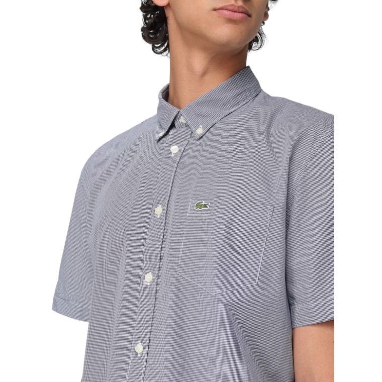 Camicia a quadretti Lacoste a maniche corte