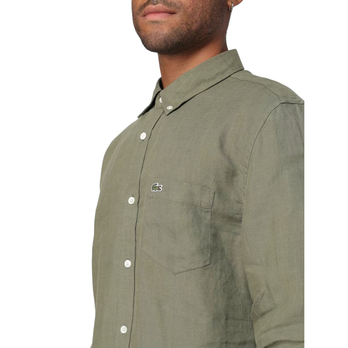 Camicia in lino Lacoste