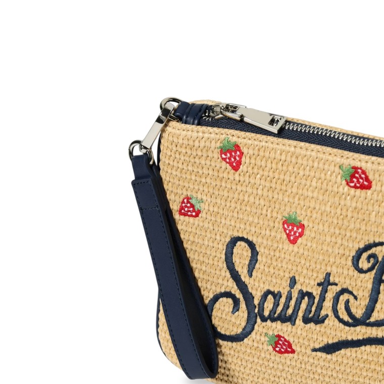 Pochette Mc2 Saint Barth in paglia sintetica
