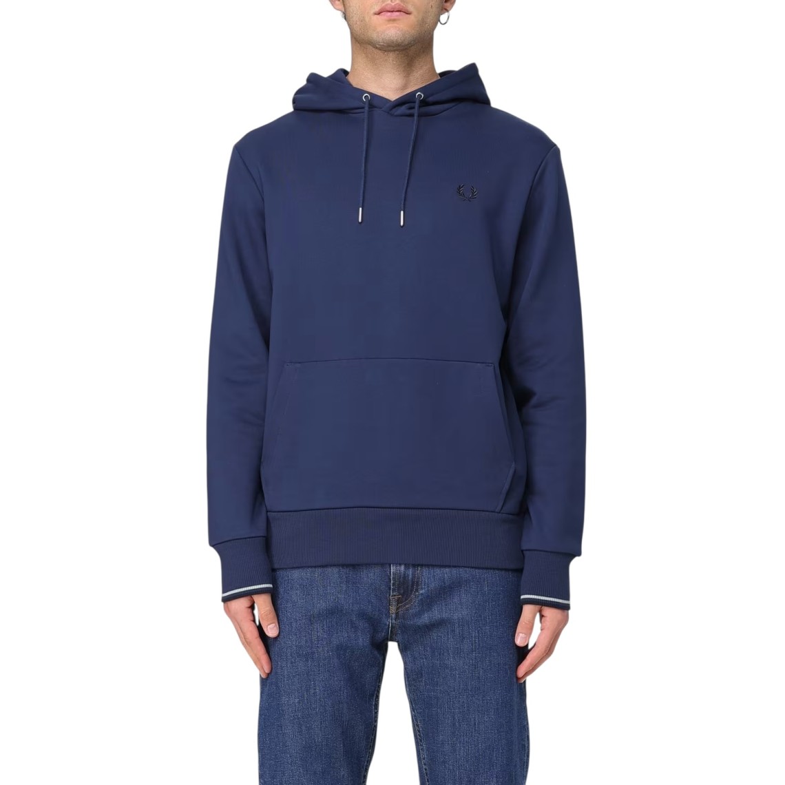 Felpa con cappuccio e logo Fred Perry