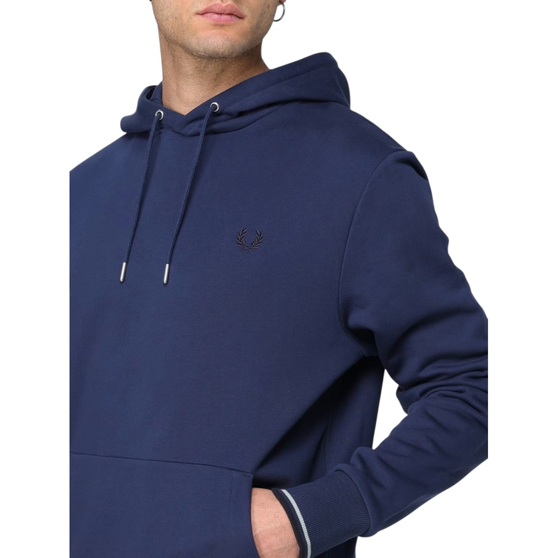 Felpa con cappuccio e logo Fred Perry