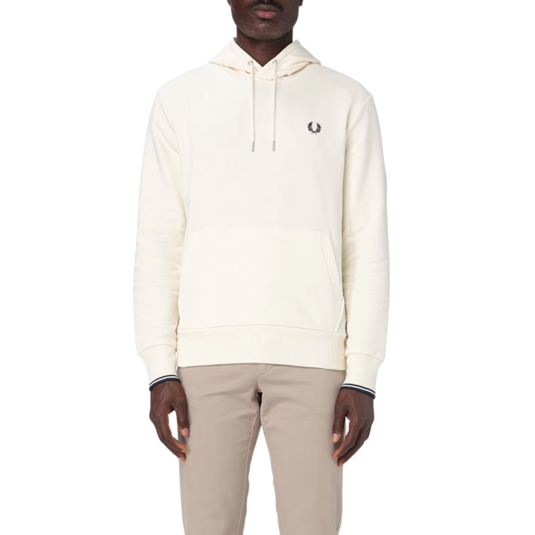 Felpa con cappuccio e logo Fred Perry