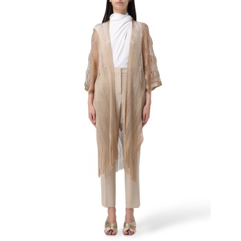 Poncho in maglia di cotone Liu Jo