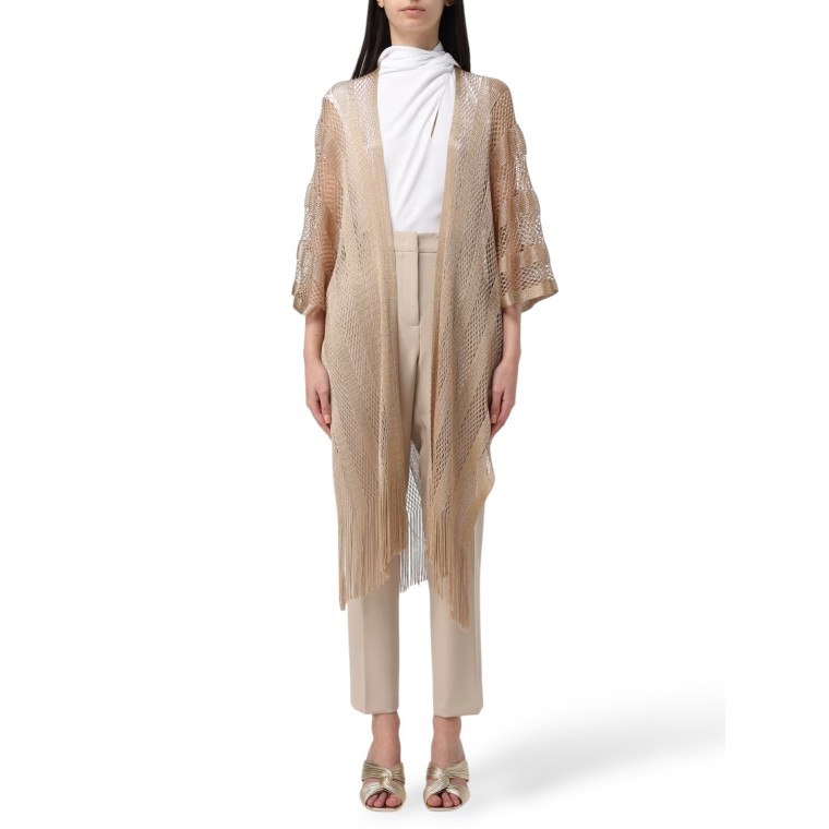 Poncho in maglia di cotone Liu Jo